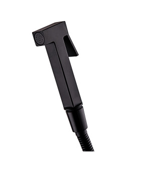 Смеситель для гигиенического душа Zerix LEB9-123 Black (с лейкой) (черный матовый) (ZX5572)