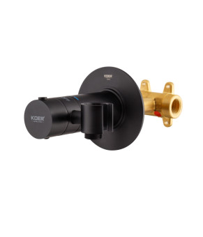 Термостатический смеситель для гигиенического душа Koer KB-24029-05 встраиваемый черный матовый (KR5494)