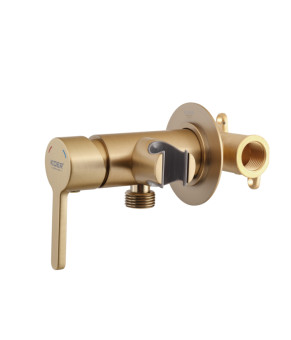 Смеситель для гигиенического душа Koer KB-23029-12 Матовое золото (KR5504)