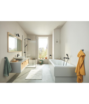 Душевая система Grohe Tempesta 250 Cube с термостатом, черный матовый (266892431)