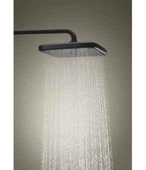 Душевая система Grohe Tempesta 250 Cube с термостатом, черный матовый (266892431)
