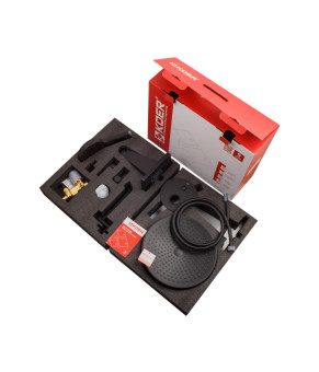 Встраиваемая душевая система Koer KB-66029-05, 3 функции, Черный матовый (KR5492)