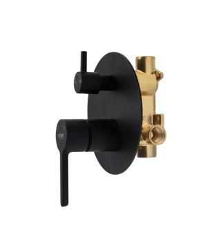 Встраиваемая душевая система Koer KB-66029-05, 3 функции, Черный матовый (KR5492)