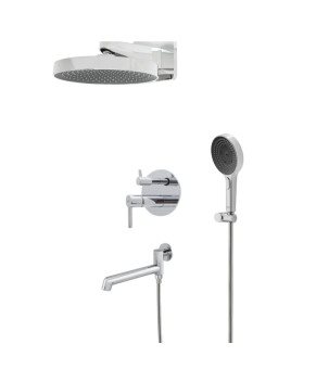 Встроенная душевая система Koer KB-66029-01 3 функции, хром (KR5483)