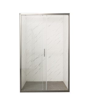 Двери в нишу раздвижные MIXXUS PREMIUM DIVERSE SD01-100x185-TR CHROME стекло 5мм (MI7165)