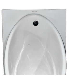 Писсуар подвесной Mixxus Premium BEVEL-1005 380x420x750mm с краном (MP6664)