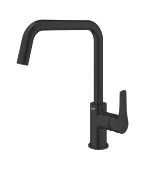 Смеситель для мойки Grohe Eurosmart однорычажный, черный матовый (305672430)