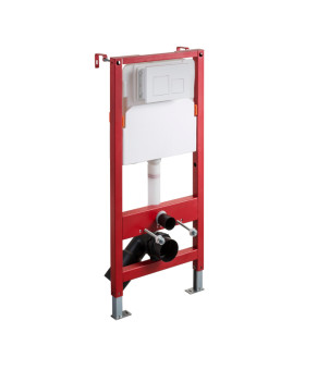 Инсталляция для унитаза Koer KT-0502-01 с панелью смыва KT-0602-01 Хром + звукоизоляция (KR5171)