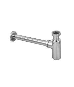 Сифон для раковины Koer BT-01-01 хром 1 1/4'' (KR3407)