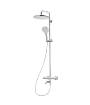 Душевая колонна Koer KB-57029-01 с термостатическим смесителем, хром (KR5482)