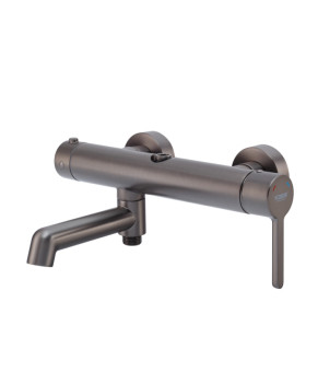 Душевая колонна Koer KB-56029-07 с смесителем, 3 функции, цвет графит (KR5497)