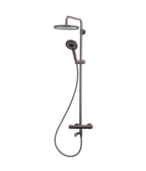 Душевая колонна Koer KB-57029-07 Графит 3 функции (KR5498)
