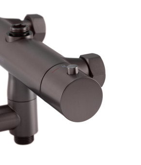 Душевая колонна Koer KB-57029-07 Графит 3 функции (KR5498)