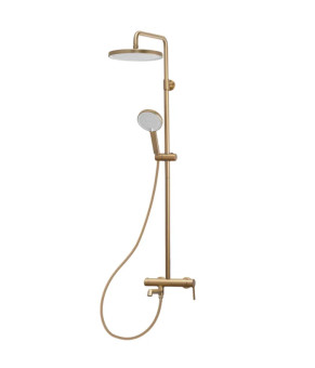 Душевая колонна Koer KB-56029-12 3 функции, матовое золото (KR5503)