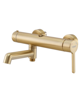 Душевая колонна Koer KB-56029-12 3 функции, матовое золото (KR5503)