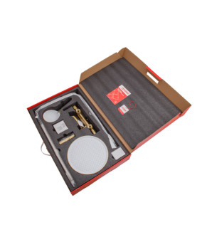 Душевая колонна Koer KB-56029-12 3 функции, матовое золото (KR5503)