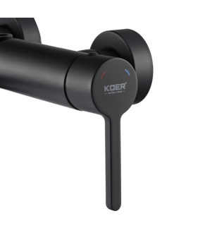 Душевая колонна Koer KB-56029-05 3 функции, черный матовый (KR5490)