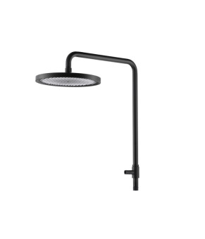Душевая колонна Koer KB-57029-05 с термостатическим смесителем, черный матовый (KR5491)