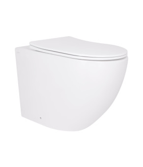 Унитаз подвесной Qtap Robin Ultra Quiet безободковый с сиденьем Soft-close 520x365x365 мм WHITE (QT13332381AW)