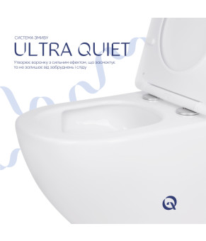 Унитаз подвесной Qtap Jay безободковый с сиденьем Soft-close QT07335175W