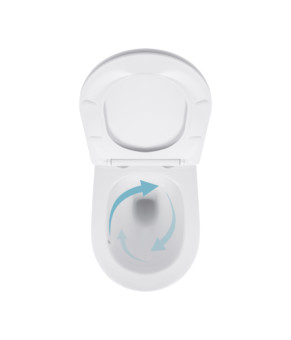 Унитаз подвесной Qtap Jay безободковый с сиденьем Soft-close QT07335175W