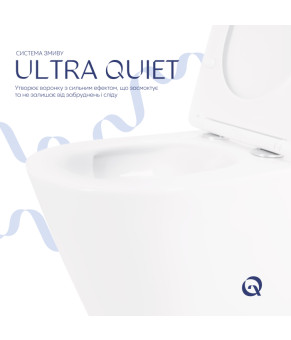 Унитаз подвесной Qtap Swan безободковый Slim Soft-close White (QT16335180W)