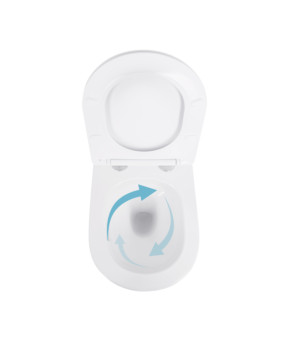 Унитаз подвесной Qtap Swan безободковый Slim Soft-close White (QT16335180W)
