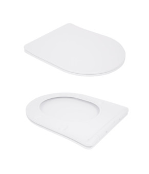 Унитаз подвесной Qtap Swan безободковый Slim Soft-close White (QT16335180W)