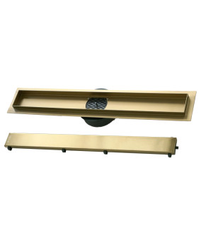 Трап для душа VBI FORT 2в1 50 BRUSHED GOLD (VBI-060105BG)