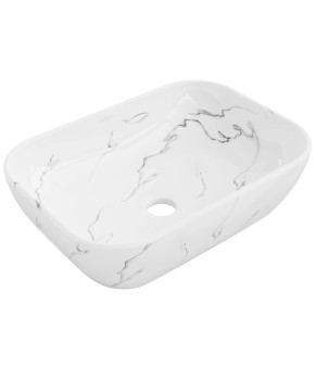 Умывальник (раковина) MEXEN RITA SHINY MARBLE накладной (MEX-21084583)
