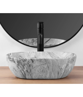 Умывальник (раковина) REA  AMELIA MINI STONE MATT накладной  (REA-U9109)