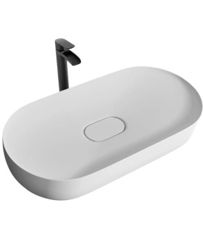 Умывальник (раковина) REA IRIS 71 WHITE MATT накладной (REA-U4305)