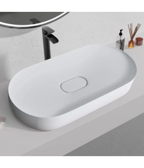Умывальник (раковина) REA IRIS 71 WHITE MATT накладной (REA-U4305)