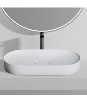 Умывальник (раковина) REA IRIS 71 WHITE MATT накладной (REA-U4305)