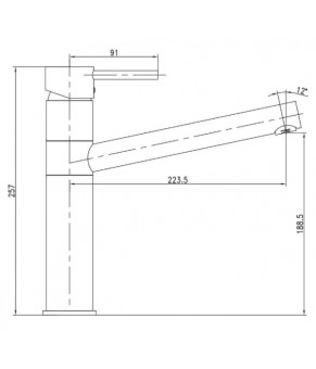 Смеситель Imprese Lotta 55402-SS