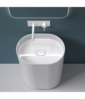 Умывальник (раковина) REA DOLCE WHITE напольный белый (REA-U4302)