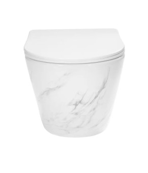 Подвесной унитаз REA CARLOS NATURE MARBLE  (REA-C6606)