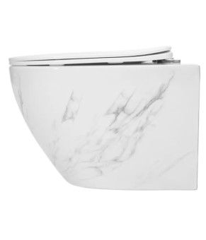Подвесной унитаз REA CARLOS NATURE MARBLE  (REA-C6606)