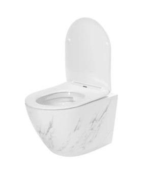 Подвесной унитаз REA CARLOS NATURE MARBLE  (REA-C6606)
