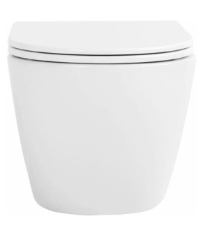 Подвесной унитаз REA CARLO FLAT MINI TORNADO WHITE (REA-C8770)