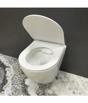 Подвесной унитаз VBI VULCANO WHITE MATT (VBI-020415)