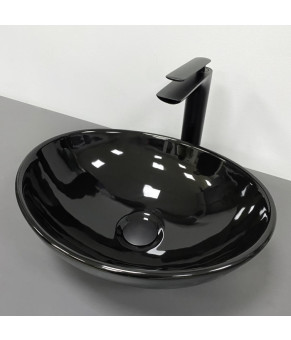Умывальник (раковина) VBI PARMA BLACK GLOSSY накладной (VBI-011021)