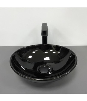 Умывальник (раковина) VBI PARMA BLACK GLOSSY накладной (VBI-011021)