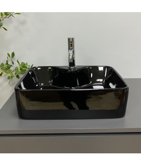 Умывальник (раковина) VBI FORLI BLACK GLOSSY накладной (VBI-011106)