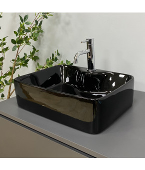 Умывальник (раковина) VBI FORLI BLACK GLOSSY накладной (VBI-011106)