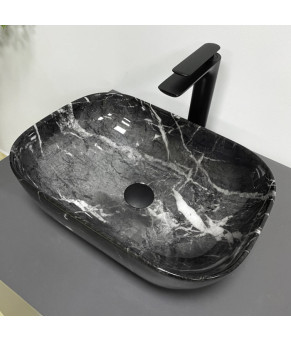 Умывальник (раковина) VBI RAVENNA BLACK OPAL GLOSSY накладной (VBI-011225)