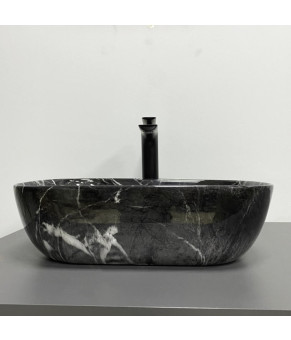 Умывальник (раковина) VBI RAVENNA BLACK OPAL GLOSSY накладной (VBI-011225)