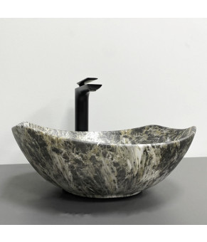 Умывальник (раковина) VBI RONTA DARK GREY STONE MATT накладной (VBI-017302)