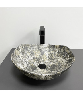 Умывальник (раковина) VBI RONTA DARK GREY STONE MATT накладной (VBI-017302)