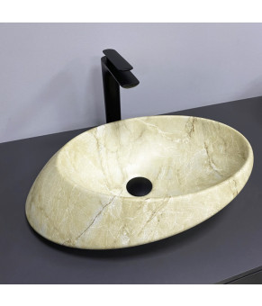 Умывальник (раковина) VBI ROTELLO BEIGE ONYX MATT накладной (VBI-017103)